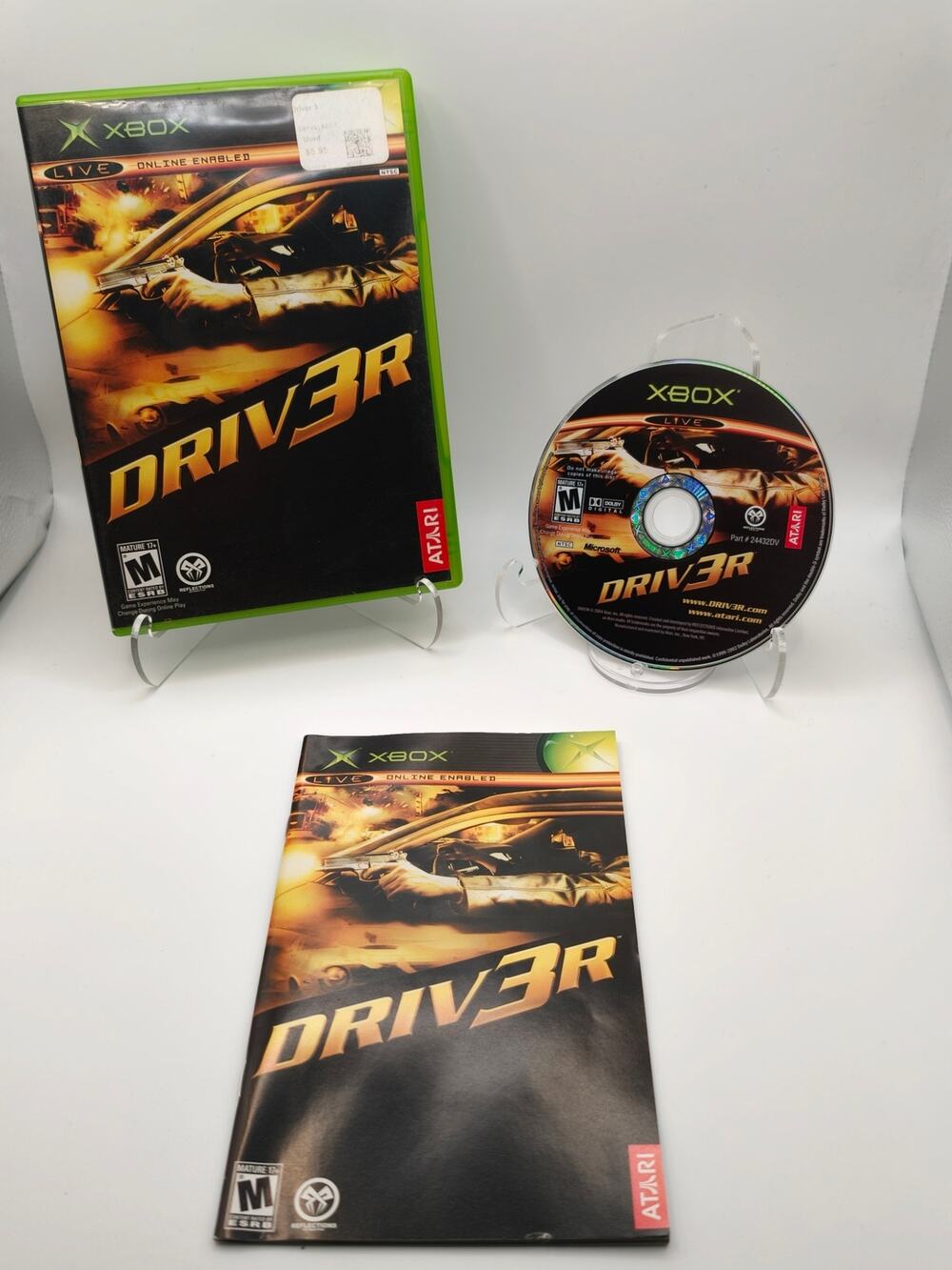 DRIV3R Xbox CIB Complete W/ Manual Tested Working